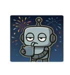 花火とピコピコロボット@SFW（個別スタンプ：5）