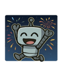 花火とピコピコロボット@SFW（個別スタンプ：8）