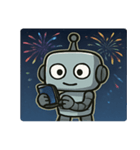 花火とピコピコロボット@SFW（個別スタンプ：9）