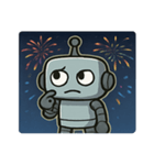 花火とピコピコロボット@SFW（個別スタンプ：10）