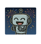 花火とピコピコロボット@SFW（個別スタンプ：14）