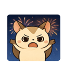 花火とひらひらモモンガ@SFW（個別スタンプ：2）