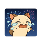 花火とひらひらモモンガ@SFW（個別スタンプ：5）