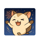 花火とひらひらモモンガ@SFW（個別スタンプ：10）