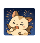 花火とひらひらモモンガ@SFW（個別スタンプ：11）