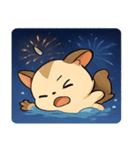 花火とひらひらモモンガ@SFW（個別スタンプ：12）