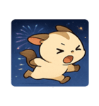 花火とひらひらモモンガ@SFW（個別スタンプ：13）