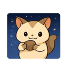 花火とひらひらモモンガ@SFW（個別スタンプ：14）