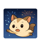 花火とひらひらモモンガ@SFW（個別スタンプ：16）