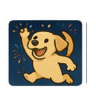 花火とニコニコラブラドール@SFW（個別スタンプ：7）