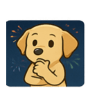 花火とニコニコラブラドール@SFW（個別スタンプ：8）