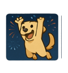 花火とニコニコラブラドール@SFW（個別スタンプ：11）