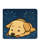 花火とニコニコラブラドール@SFW（個別スタンプ：12）