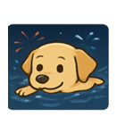 花火とニコニコラブラドール@SFW（個別スタンプ：16）