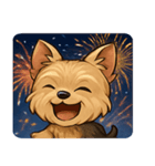 花火とチョコチョコヨーキー@SFW（個別スタンプ：4）