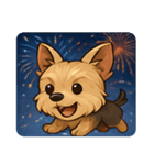 花火とチョコチョコヨーキー@SFW（個別スタンプ：6）