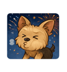 花火とチョコチョコヨーキー@SFW（個別スタンプ：14）