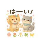 ふわふわエキゾチックショートヘアの春S（個別スタンプ：6）