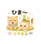 ふわふわエキゾチックショートヘアの春S（個別スタンプ：23）