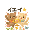 ふわふわエキゾチックショートヘアの春S（個別スタンプ：37）