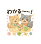 ふわふわエキゾチックショートヘアの春S（個別スタンプ：40）