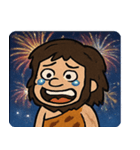 花火とウホウホ原始人@SFW（個別スタンプ：4）