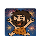 花火とウホウホ原始人@SFW（個別スタンプ：5）