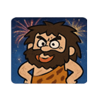 花火とウホウホ原始人@SFW（個別スタンプ：13）