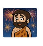 花火とウホウホ原始人@SFW（個別スタンプ：16）