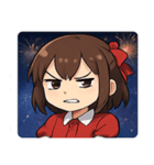 花火とキラキラ女性アイドル@SFW（個別スタンプ：2）