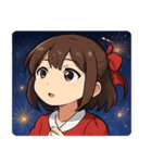 花火とキラキラ女性アイドル@SFW（個別スタンプ：8）