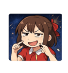 花火とキラキラ女性アイドル@SFW（個別スタンプ：13）