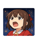 花火とキラキラ女性アイドル@SFW（個別スタンプ：16）