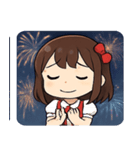 花火とキラキラ女性アイドル@SFW（個別スタンプ：22）