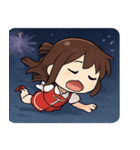 花火とキラキラ女性アイドル@SFW（個別スタンプ：32）