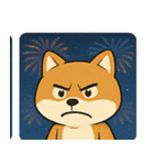 花火とニコニコ柴犬@SFW（個別スタンプ：2）