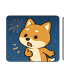 花火とニコニコ柴犬@SFW（個別スタンプ：15）