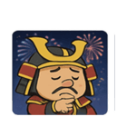 花火とビシッと将軍@SFW（個別スタンプ：3）