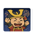 花火とビシッと将軍@SFW（個別スタンプ：7）