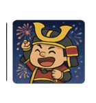 花火とビシッと将軍@SFW（個別スタンプ：10）