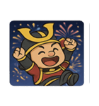 花火とビシッと将軍@SFW（個別スタンプ：11）