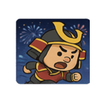 花火とビシッと将軍@SFW（個別スタンプ：13）