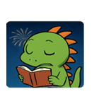 花火とまったりイグアナ@SFW（個別スタンプ：12）