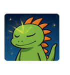 花火とまったりイグアナ@SFW（個別スタンプ：16）