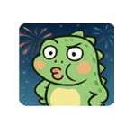 花火とまったりイグアナ@SFW（個別スタンプ：29）