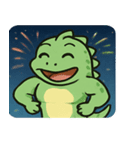 花火とまったりイグアナ@SFW（個別スタンプ：32）