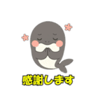 シャチとコンタクト（個別スタンプ：9）