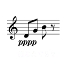 音楽家向け「音符で相槌」（個別スタンプ：32）