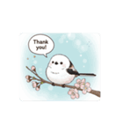 シマエナガハッピートーク（個別スタンプ：4）
