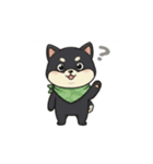 とある黒柴の日常M（個別スタンプ：10）